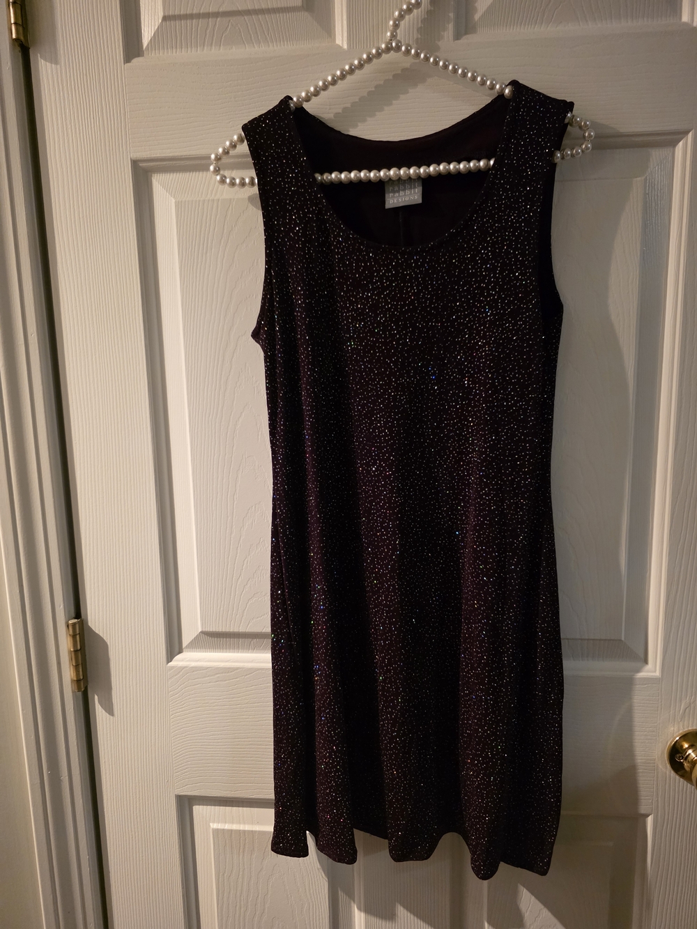 Rabbit Rabbit Rabbit Plum Sparkle Mini Dress